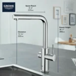 Grohe Blue 31608 Single-Handle Pull-Out Kitchen Faucet - Image 7
