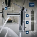 Grohe Essence 32216 Single-Handle S-Size Bathroom Faucet