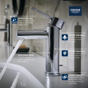 Grohe Essence 32216 Single-Handle S-Size Bathroom Faucet