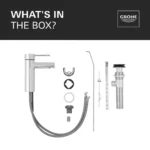 Grohe Essence 32216 Single-Handle S-Size Bathroom Faucet - Image 2