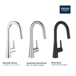 Grohe Zedra 32226 Single-Handle Pull Down Kitchen Faucet - Image 3