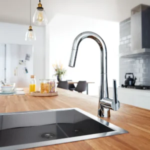 Grohe Zedra 32283 Single-Handle Pull Down Prep Faucet