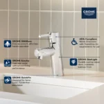 Grohe Concetto 34271 Single-Handle Bathroom Faucet - Image 4