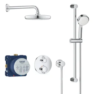 Grohe Grohtherm 34745 Dual Function Thermostatic Shower Kit