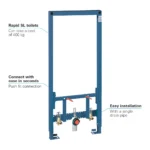 Grohe Rapid 38553 Sl–2"X 6" In-Wall Carrier For Bidet - Image 2