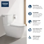 Grohe Essence 39675 Two-Piece Elongated Single Flush Toilet - Image 2