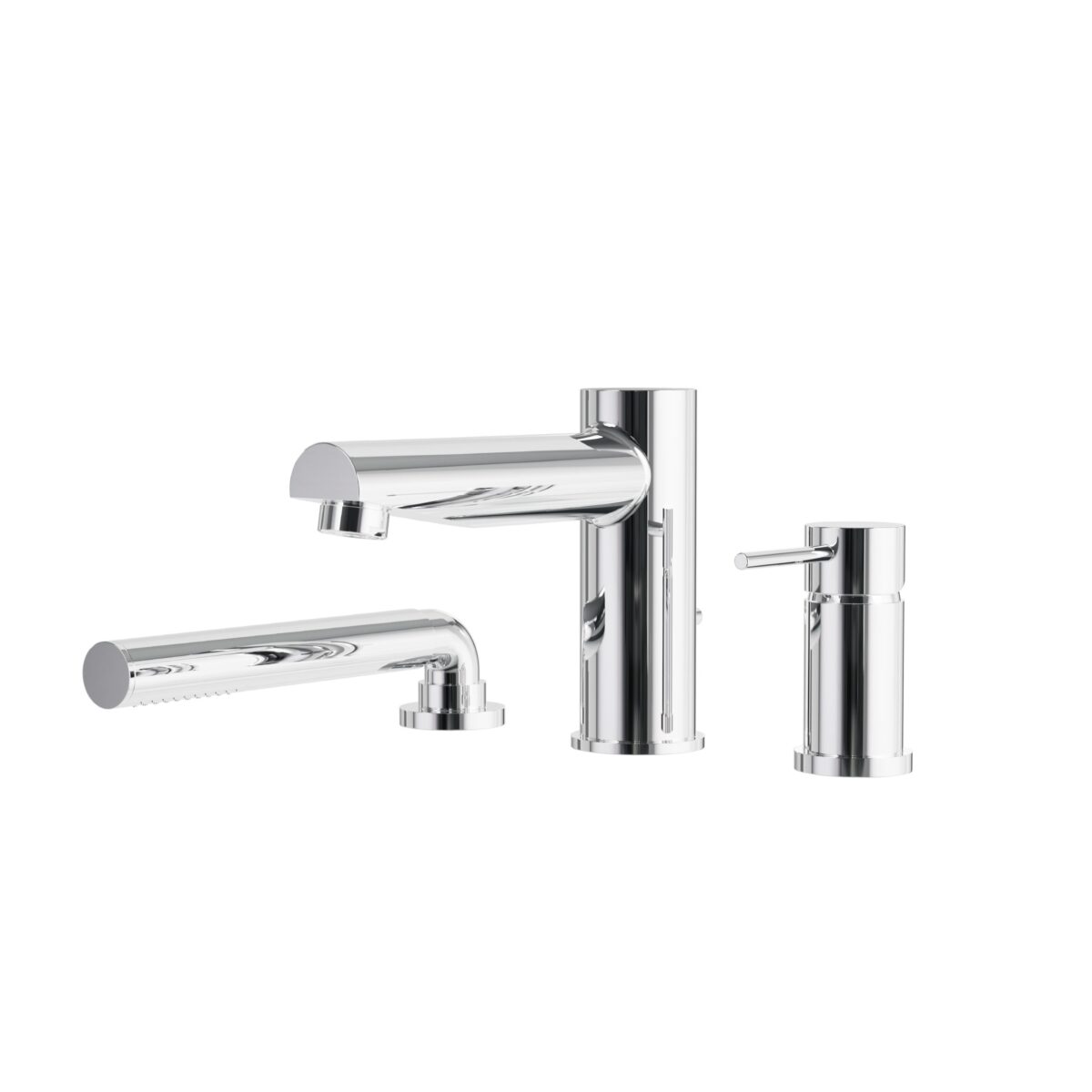 Aquabrass Xpress 61N13 Volare 3-piece Deckmount Tub Filler - Image 1