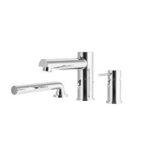 Aquabrass Xpress 61N13 Volare 3-piece Deckmount Tub Filler