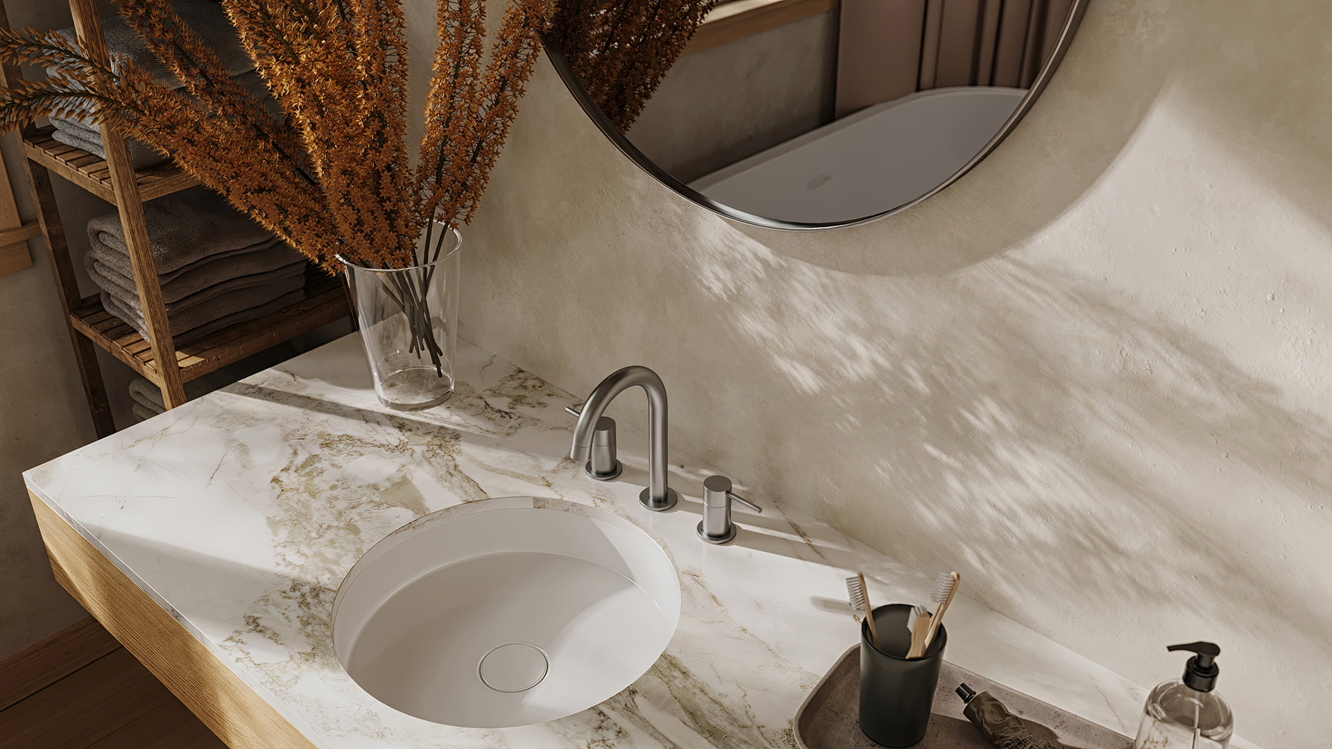 62316_UMIX-Widespread-lavatory-faucet_BN_Close-UP_8k-300dpi Aquabrass Xpress 62316 Umix Widespread Lavatory Faucet - Image 5