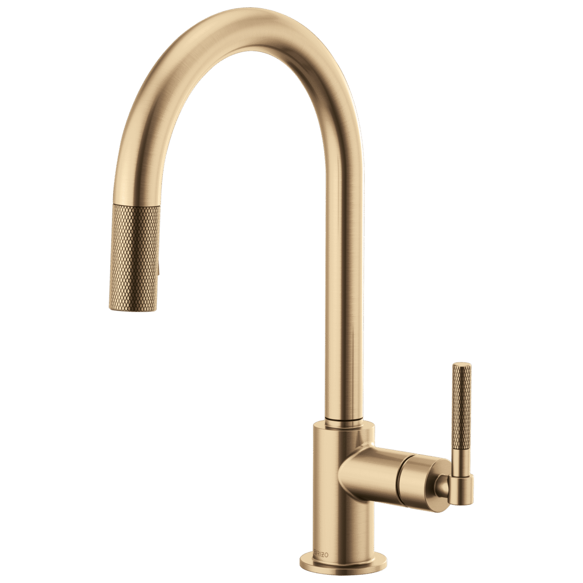 BRIZO LITZE 63043LF Pull-Down Faucet with Arc Spout and Knurled Handle - Image 6