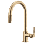 BRIZO LITZE 63043LF Pull-Down Faucet with Arc Spout and Knurled Handle - Image 6