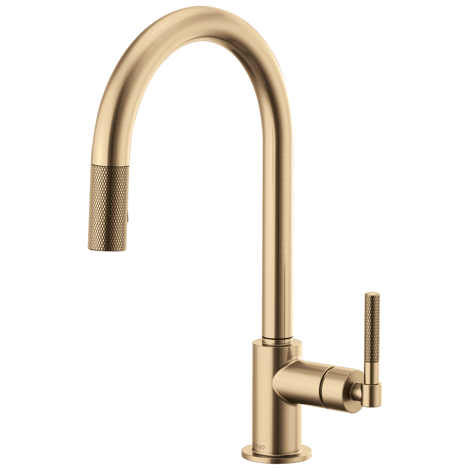63043LF-GL-B1 BRIZO LITZE 63043LF Pull-Down Faucet with Arc Spout and Knurled Handle - Image 6