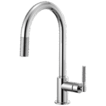 BRIZO LITZE 63043LF Pull-Down Faucet with Arc Spout and Knurled Handle - Image 5