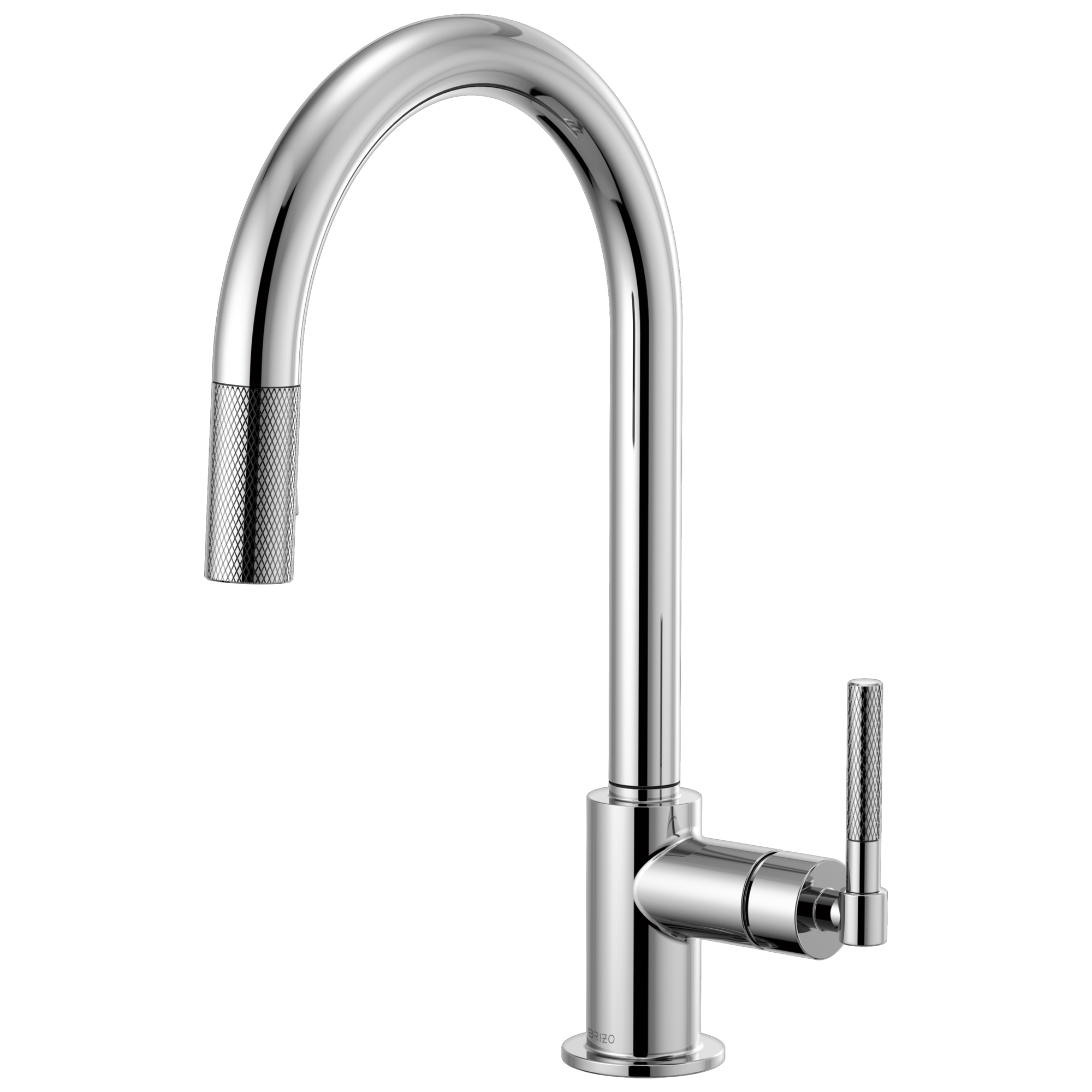 63043LF-PC-B1 BRIZO LITZE 63043LF Pull-Down Faucet with Arc Spout and Knurled Handle - Image 5