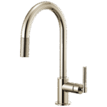BRIZO LITZE 63043LF Pull-Down Faucet with Arc Spout and Knurled Handle - Image 4