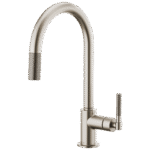 BRIZO LITZE 63043LF Pull-Down Faucet with Arc Spout and Knurled Handle - Image 3