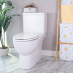 Caroma 920102W+920100W Caravelle Smart 2-Piece (button) - Image 2