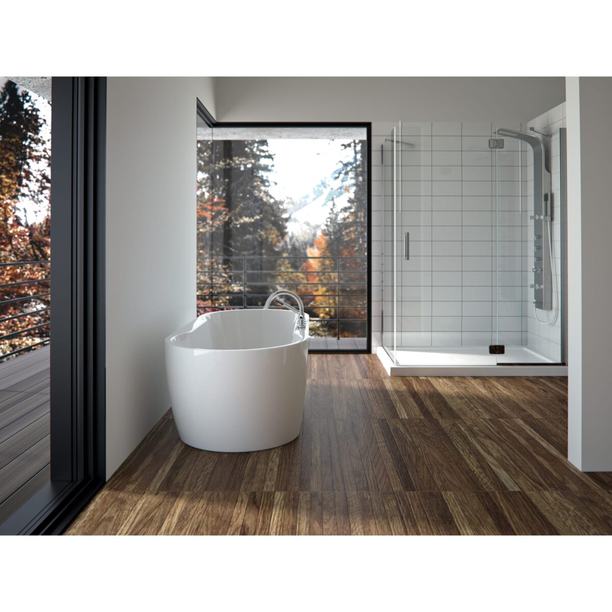 Neptune Berlin F1 3266 AFR Acrylic Freestanding Bathtub - Image 1