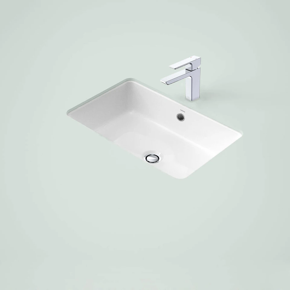 Cube-II-Undermount_v2 Caroma 760502W Cube II Undermount Basin - Image 1