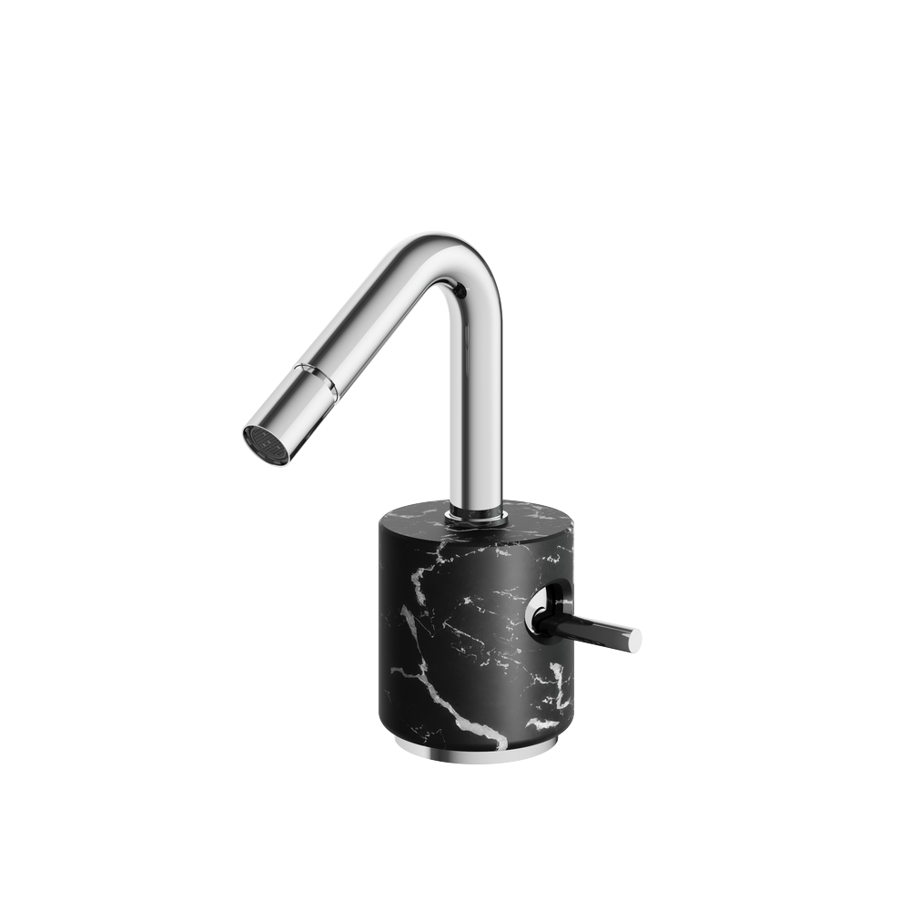 ABFBCL24NMPC-2 Aquabrass CL24NM Marmo Single-hole Bidet with Swivel Spray - Image 1