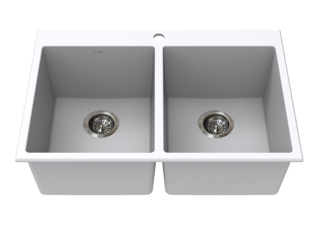 KS.3020.R0XG-61-PG Vogt KS.3020.R0XG-61 Rankweil Gs Top Mount Kitchen Sink - Image 1