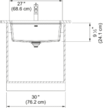 FRANKE Maris MAG11025 Undermount Single bowl Sink - Image 3