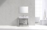 KubeBath Cisco AC36 Stainless Steel Console with Acrylic Sink - Image 2