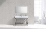 KubeBath Cisco AC48 Stainless Steel Console with Acrylic Sink - Image 3