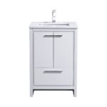 KubeBath Dolce AD624GW Bathroom Vanity with Counter-Top