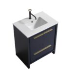 KubeBath Dolce AD630BLUE Bathroom Vanity with Counter-Top