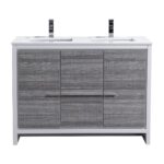 KubeBath Dolce AD648DHG Double Sink Bathroom Vanity