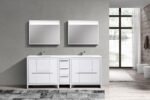 KubeBath Dolce AD684GW Double Sink Bathroom Vanity - Image 5