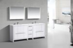 KubeBath Dolce AD684GW Double Sink Bathroom Vanity - Image 6