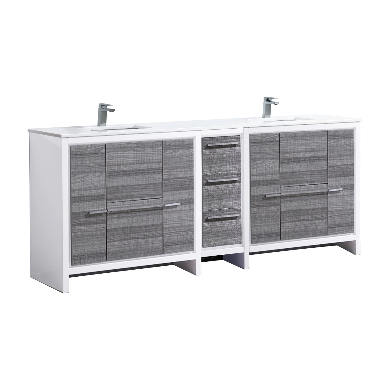 AD684HG_1 KubeBath Dolce AD684HG Double Sink Bathroom Vanity - Image 1