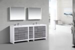 KubeBath Dolce AD684HG Double Sink Bathroom Vanity - Image 6
