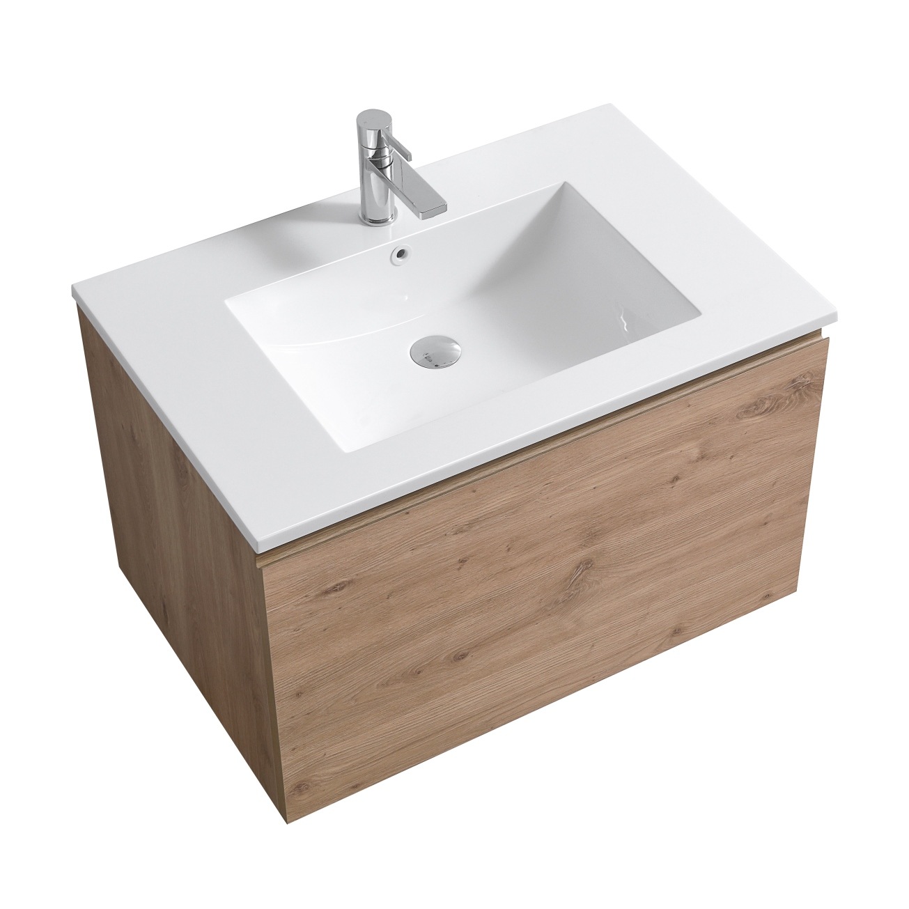 BALLI32-WO_1 KubeBath BALLI32 Wall Mount Floating Bathroom Vanity - Image 1