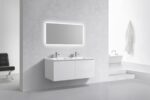 KubeBath BALLI48D Double Sink Wall Mount Bathroom Vanity - Image 2