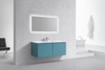 KubeBath BALLI48S Single Sink Wall Mount Bathroom Vanity - Image 2