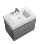 KubeBath Bliss BSL30-VAG Wall Mount Modern Bathroom Vanity