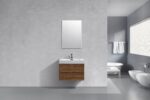 KubeBath Bliss BSL30-GCN Wall Mount Modern Bathroom Vanity - Image 2