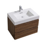 KubeBath Bliss BSL30-GCN Wall Mount Modern Bathroom Vanity