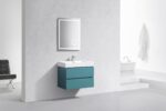 KubeBath Bliss BSL30-TG Wall Mount Modern Bathroom Vanity - Image 3