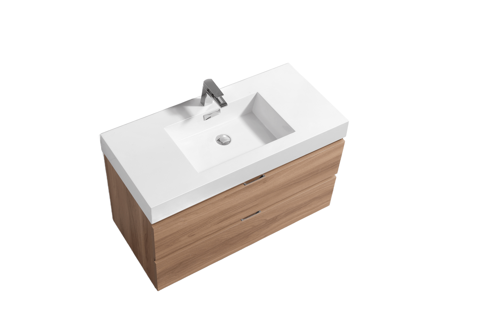 BSL36-HO KubeBath Bliss BSL36-HO Wall Mount Modern Bathroom Vanity - Image 1