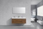 KubeBath Bliss BSL60D-GCN Double Sink Wall Mount Vanity - Image 2