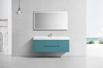 KubeBath Bliss BSL60S-TG Single Sink Wall Mount Vanity - Image 2
