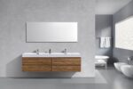 KubeBath Bliss BSL72D-GCN Double Sink Wall Mount Vanity - Image 2