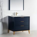 KubeBath Divani KD9936Blue Freestanding Single Sink Vanity - Image 4