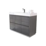 KubeBath Bliss FMB48-VAG Freestanding Bathroom Vanity