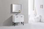 KubeBath Bosco KB36GW Modern Bathroom Single Vanity - Image 3