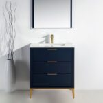 KubeBath Divani KD9930Blue Freestanding Single Sink Vanity - Image 3